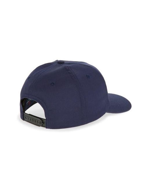 Noah NYC Blue Anchor Logo Baseball Cap for men