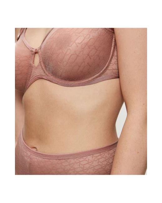 Triumph Pink Signature Sheer Minimizer Bra