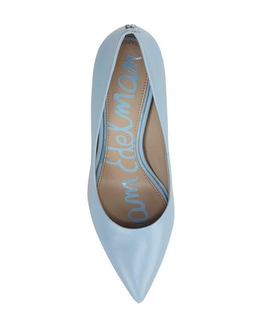Sam Edelman Blue Hazel Pointed Toe Pump