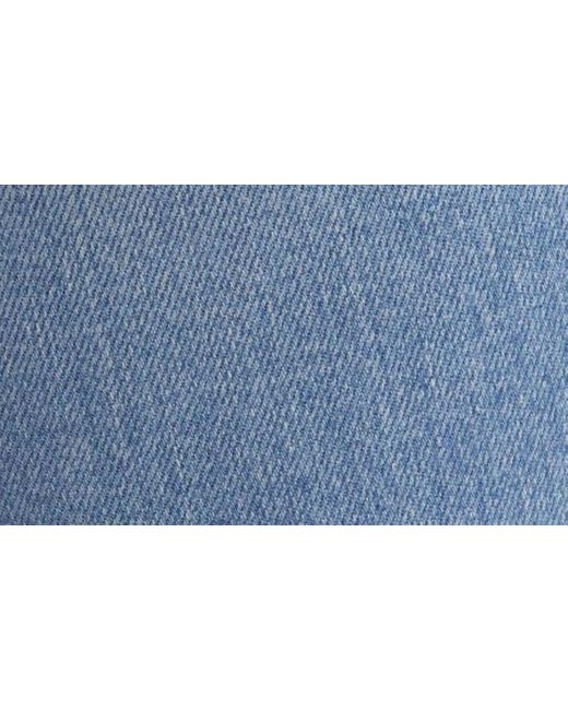 GOOD AMERICAN Blue Good Legs Patch Pocket Flare Jeans