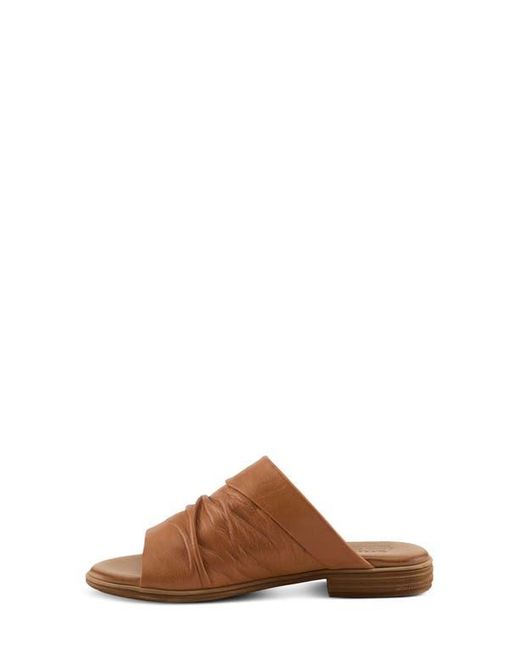 Spring Step Brown Jaleel Slide Sandal
