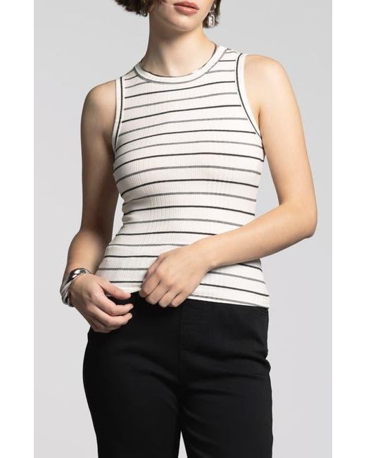 WEEKEND LOS ANGELES Multicolor Alessandra Stripe Rib Tank