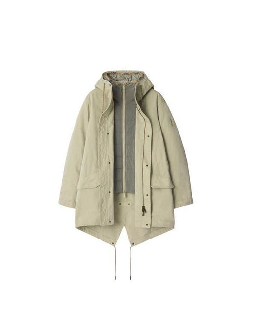Burberry Natural Detachable Warmer Nylon Blend Parka for men