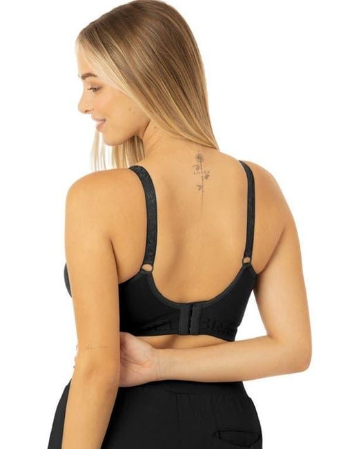 Kindred Bravely Black Busty Sublime Hands-Free Pumping & Nursing Bra -Sizing Options From E-H Cup
