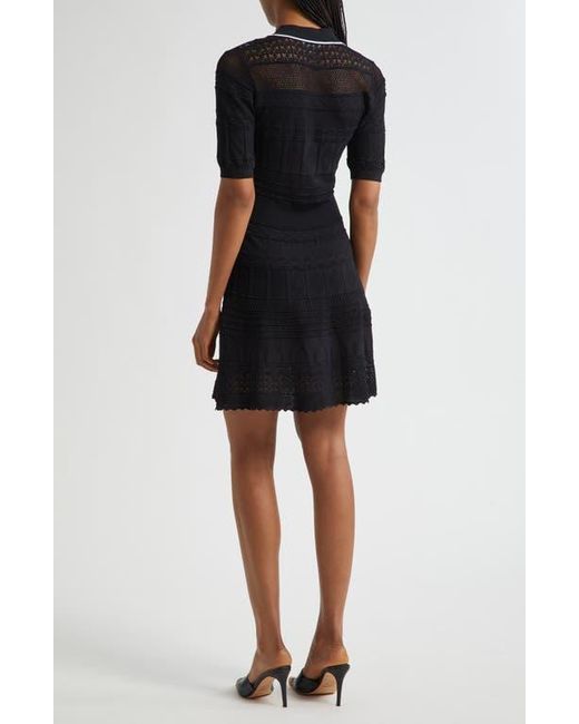 slim fit dress slacks Marvelous by Pierrot collared walnut button flare dress