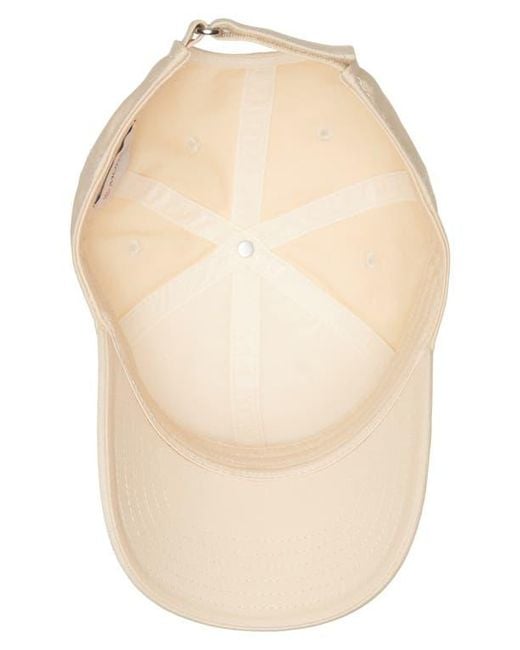 Moncler Natural Baseball Hat With Logo