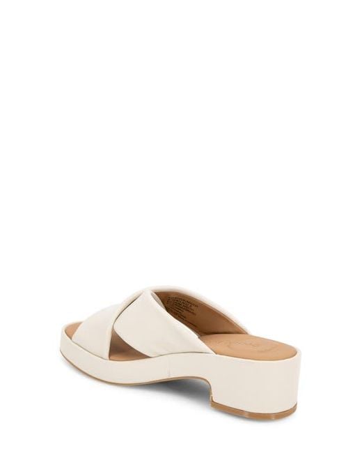 Gentle Souls Natural River Platform Slide Sandal