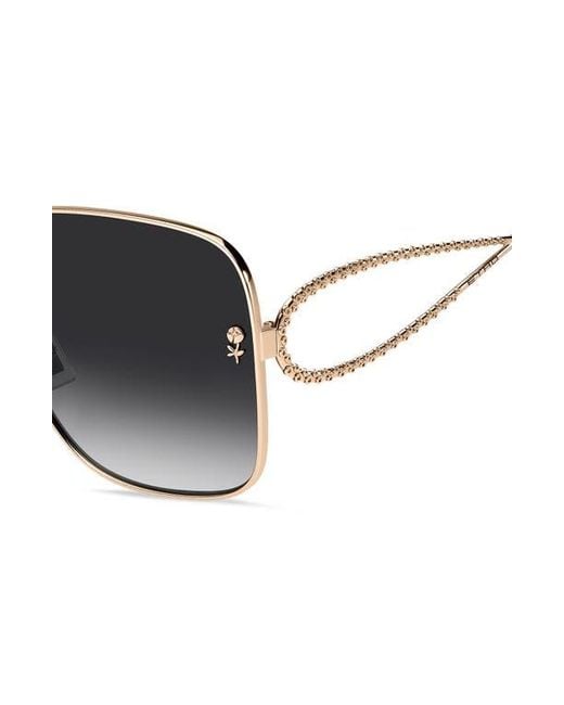 Etro Black 61Mm Gradient Square Sunglasses