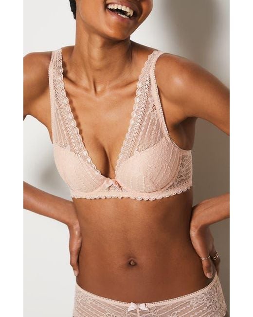 Etam Brown Panama N°3 Underwire Triangle Bra