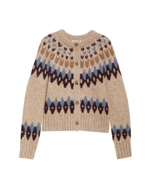 Veronica Beard Blue Christina Baby Alpaca Blend Cardigan