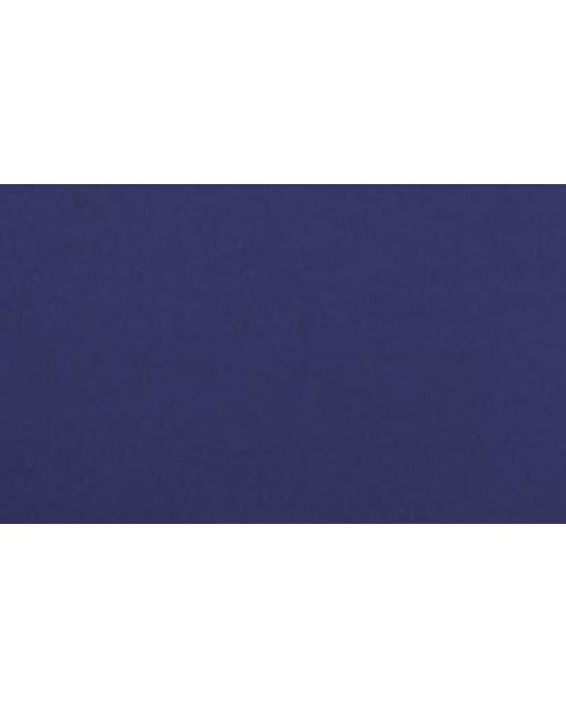 Becca Blue Shirred V-Wire Halter Bikini Top