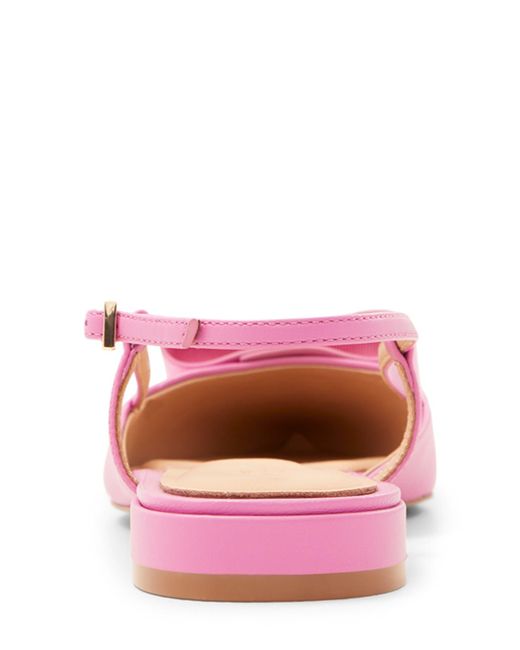 Ted Baker Pink Emma Bow Slingback Pointed Toe Flat