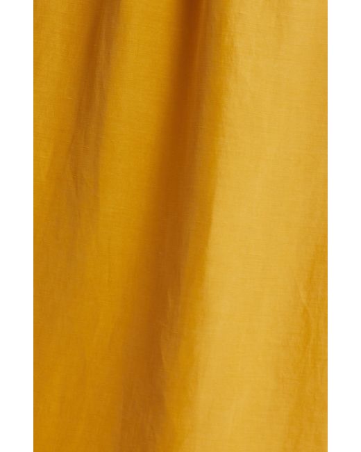 Nordstrom Yellow Pull-on Midi Skirt