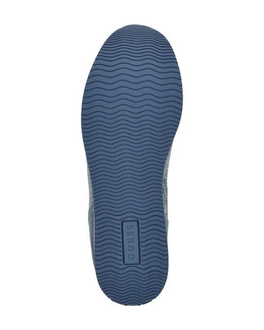 Guess Blue Hansin Platform Sneaker