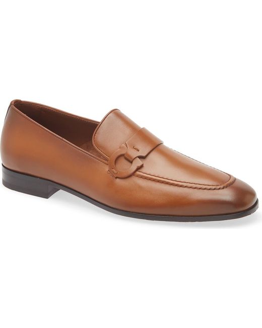 Ferragamo Bonny Apron Toe Loafer in Brown for Men | Lyst display picture 1
