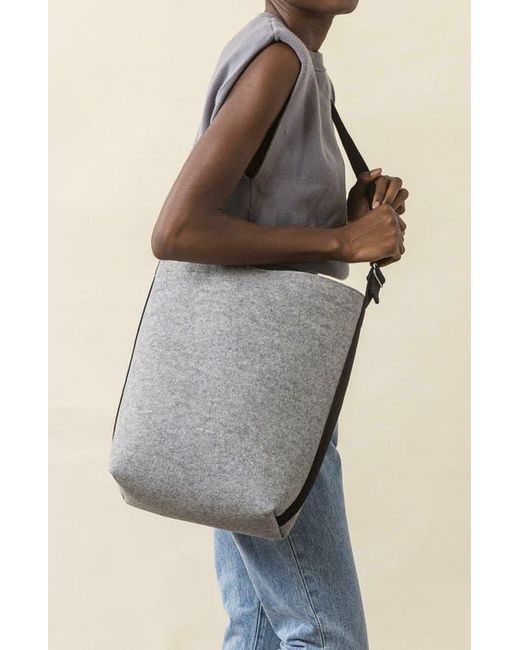 Graf & Lantz Gray Campus Merino Wool Tote