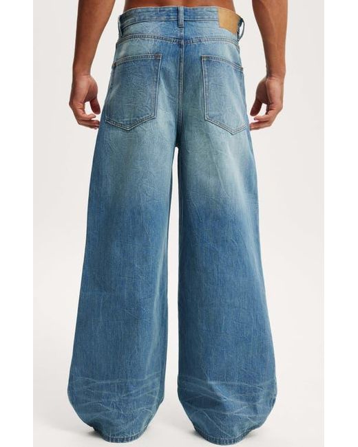 Cotton On Blue Super Baggy Balloon Jean for men
