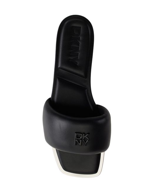 DKNY Black Slide Sandal