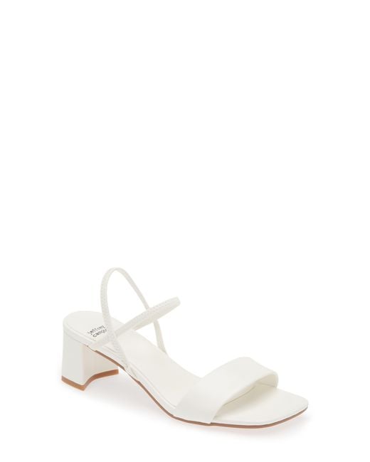 Jeffrey Campbell White Adapt Slingback Sandal