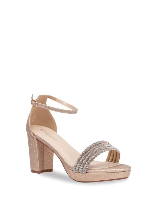 Touch Ups Pink Parker Ankle Strap Platform Sandal