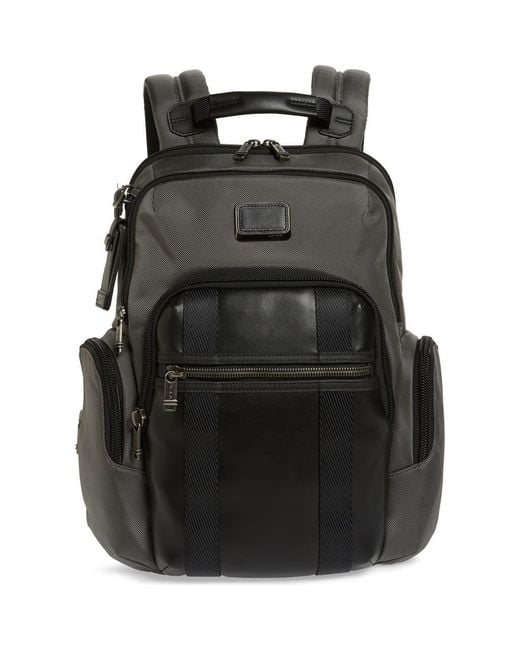 Tumi Black Alpha Bravo Nellis Backpack for men