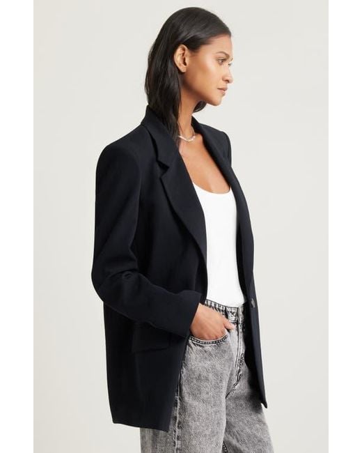 Open Edit Black The Curator Relaxed Blazer