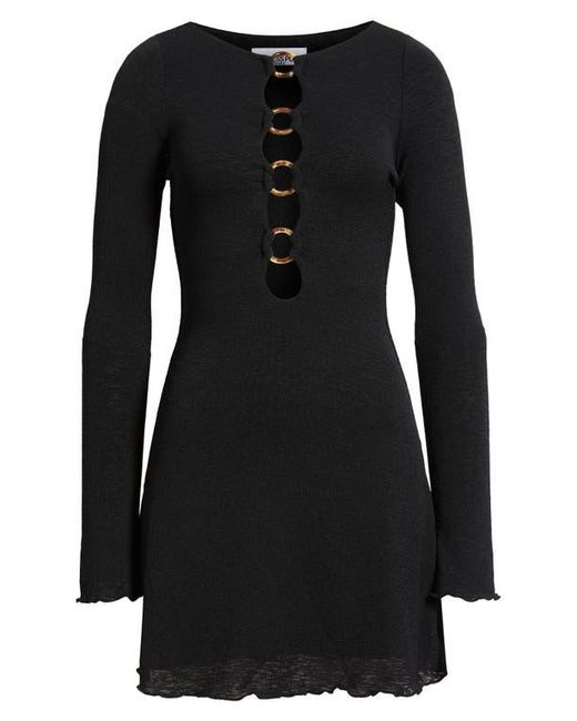 Princess Polly Women's Black Dejonge Ring Mini Dress