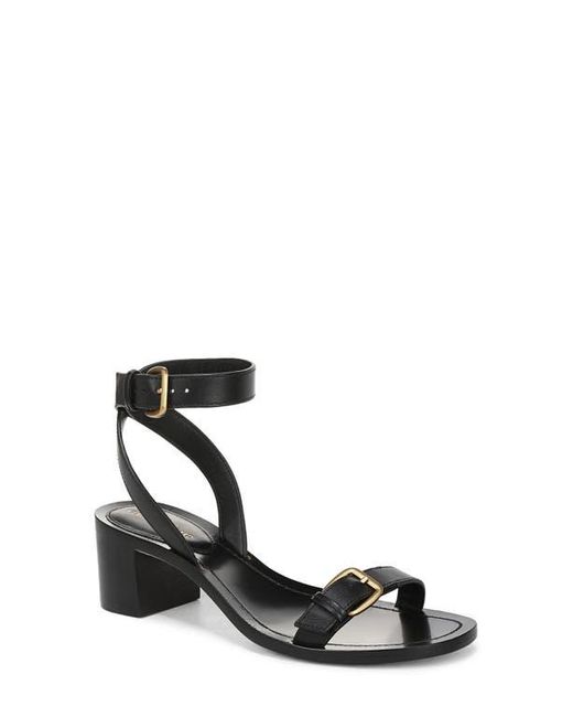 Veronica Beard Black Elia Ankle Strap Sandal