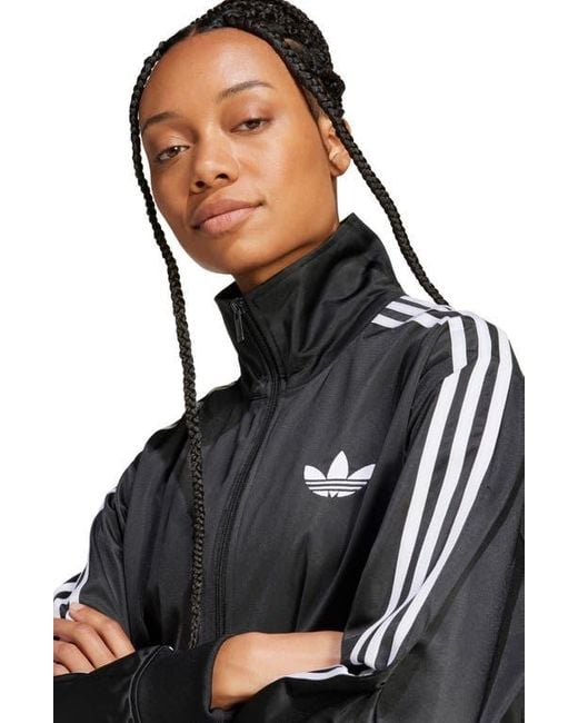 Adidas Black Firebird Recycled Polyester Track Jacket