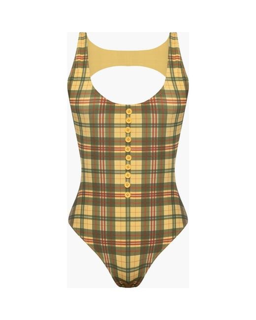 Oddli Yellow Button One Piece