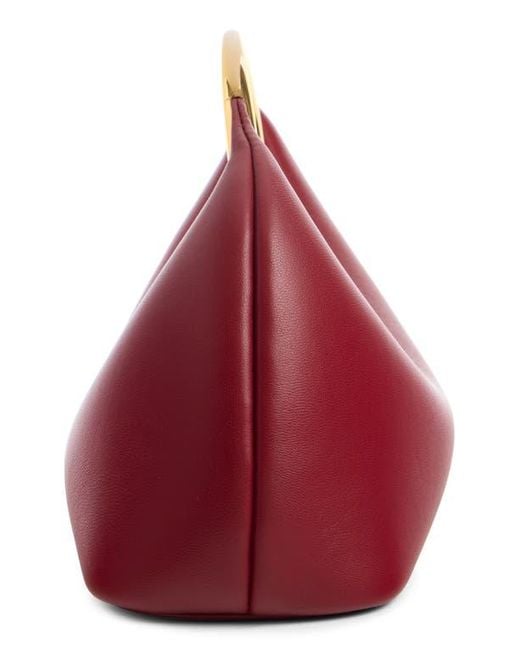 Jacquemus Red Le Petite Calino Leather Top Handle Bag