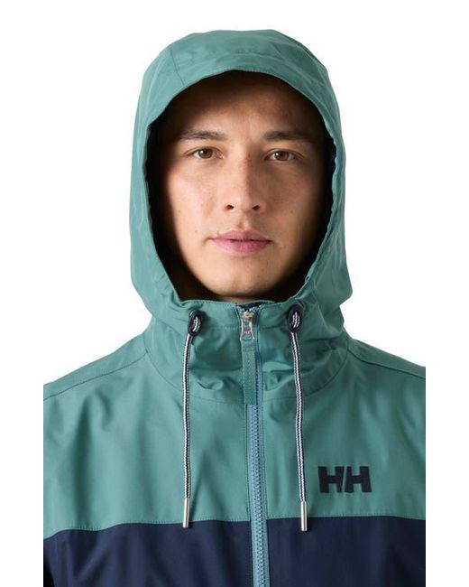 Helly Hansen Blue Koster Waterproof Rain Jacket for men