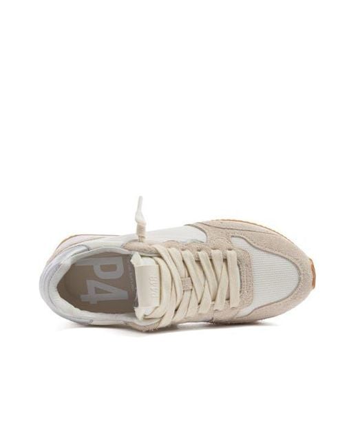 P448 White Jesse Trainer Sneaker