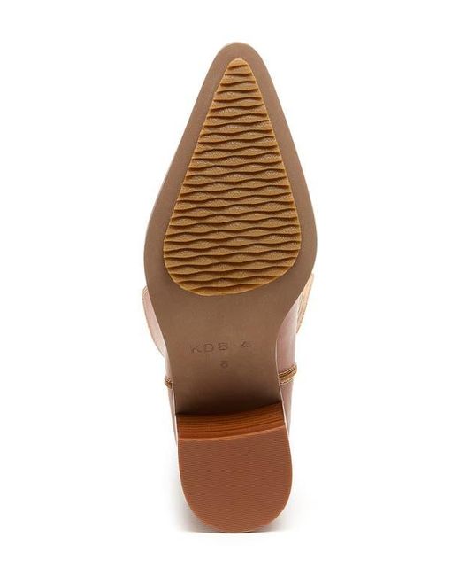 Kelsi Dagger Brooklyn Brown Marshall Pointed Toe Boot