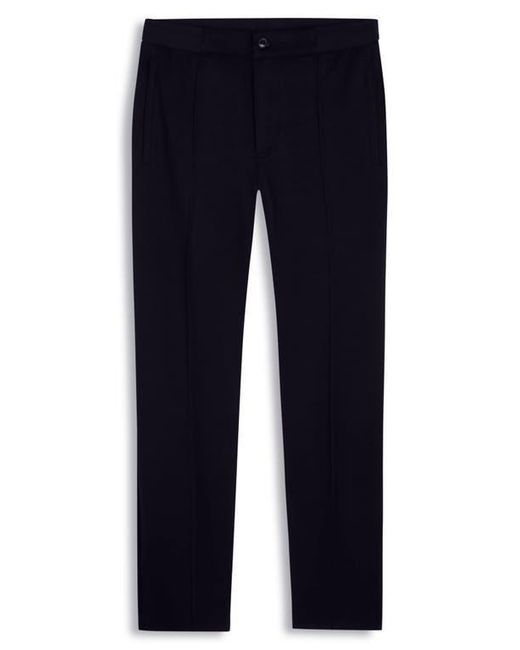 Bugatchi Black Soft Touch Track Pants for men