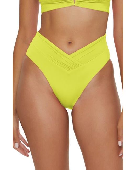 Becca Yellow Color Code High Waist Bikini Bottoms