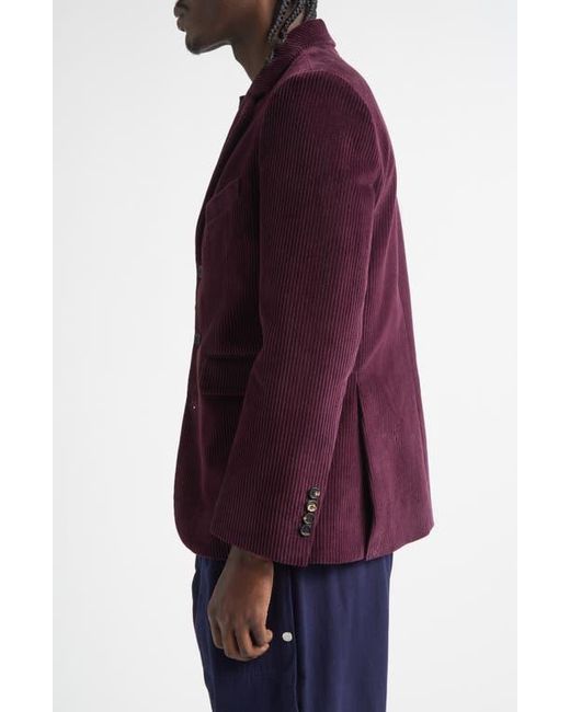 Bode Purple Corduroy Suit Jacket for men