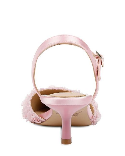 Badgley Mischka Pink Selene Pointed Toe Pump