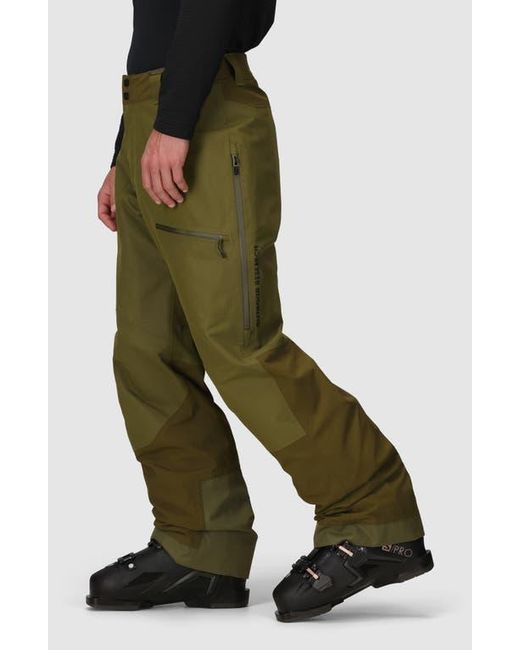 Outdoor Research Green Powderverse Snow Pants for men
