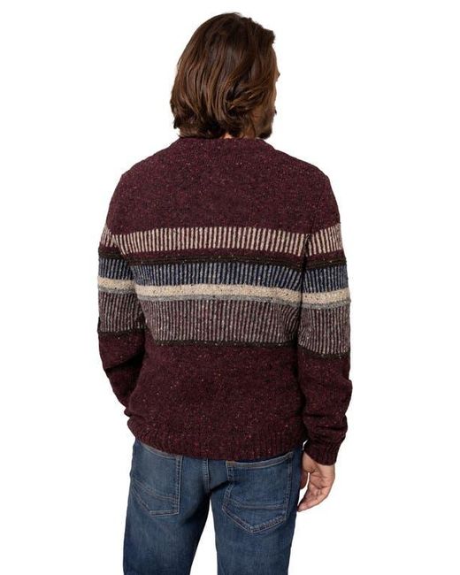 Celtic & Co. Red Statement Donegal Wool Sweater for men
