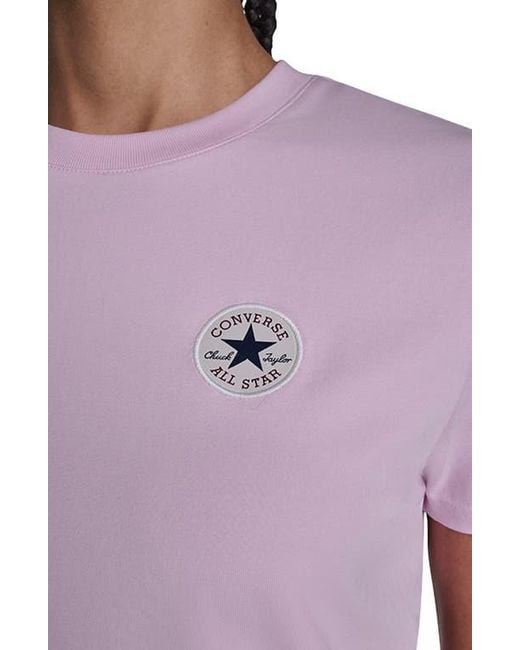 Converse Purple Chuck Taylor Patch T-Shirt