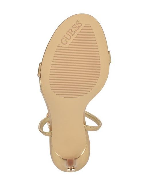 Guess Metallic Miamy Ankle Strap Sandal