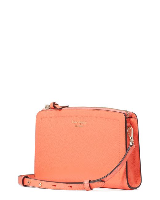 Kate Spade Knott Small Leather Crossbody Bag in Pink | Lyst