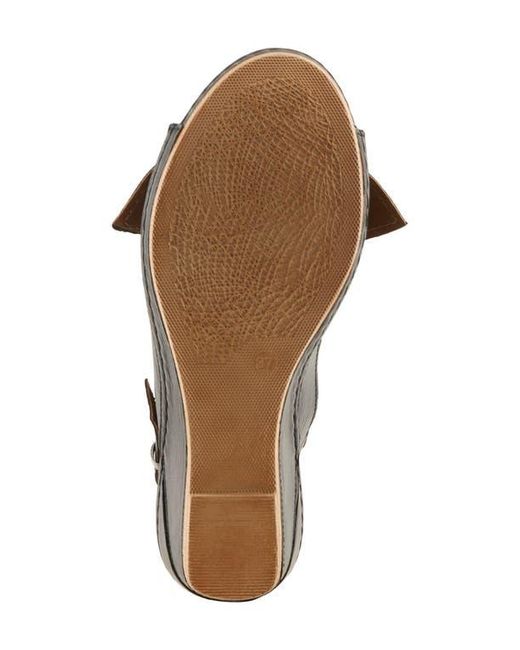 Spring Step Black Chassidy Wedge Sandal