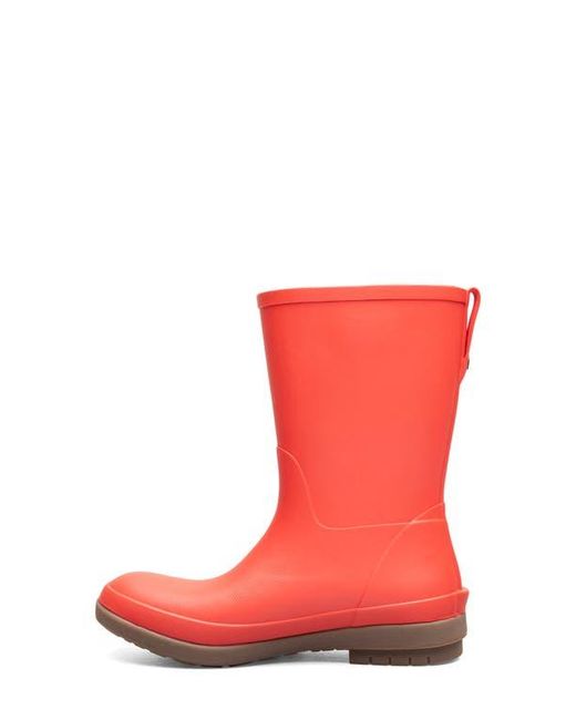 Bogs Red Amanda Ii Waterproof Rain Boot