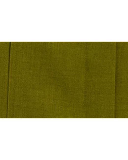 Theory Green Double Breasted Crop Vest