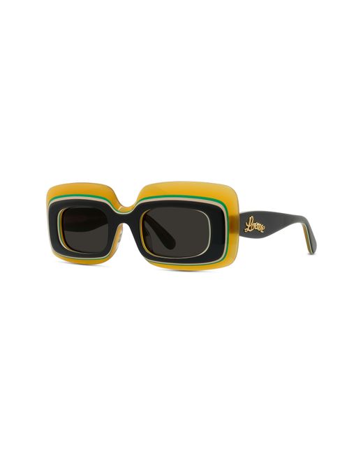 Loewe Multicolor X Paula's Ibiza 47mm Rectangular Sunglasses
