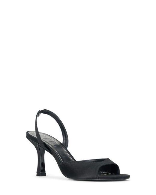 Staud Black Brigitte Slingback Slide Sandal