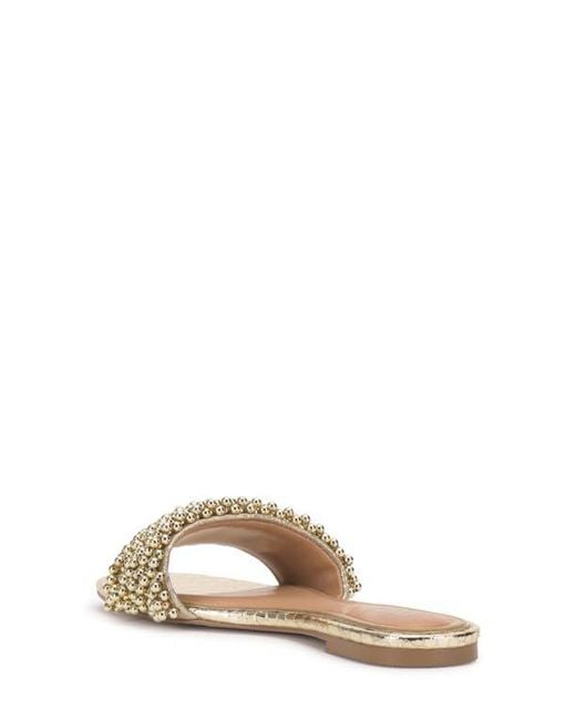 Vince Camuto Metallic Balea Slide Sandal