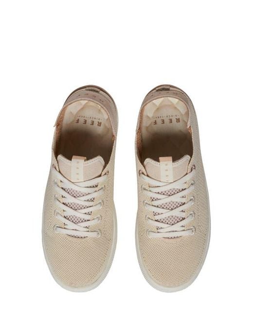 Reef White Neptune Knit Sneaker